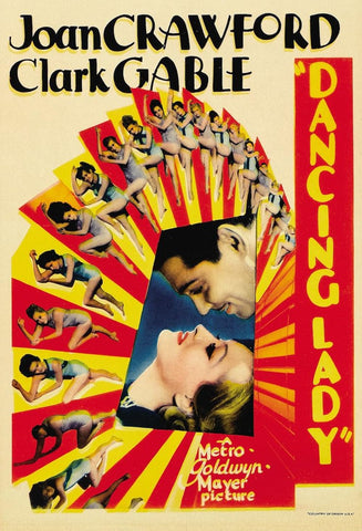Dancing Lady (1933) - Clark Gable  Colorized Version