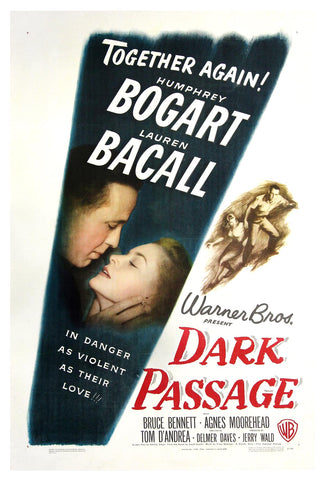 Dark Passage (1947) - Humphrey Bogart  Colorized Version