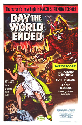 Day The World Ended (1955) - Richard Denning  Colorized Version  DVD
