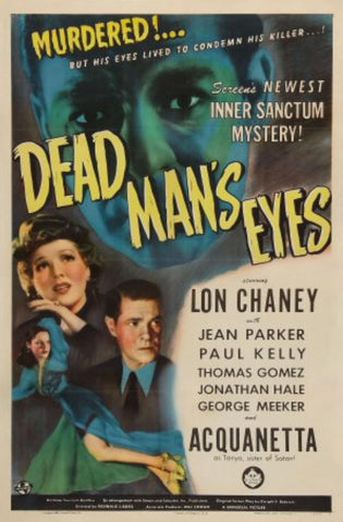 Dead Man's Eyes  (1944) - Lon Chaney Jr.  Colorized Version