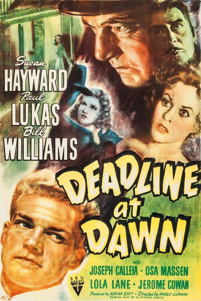 Deadline At Dawn (1946) - Susan Hayward  Colorized Version