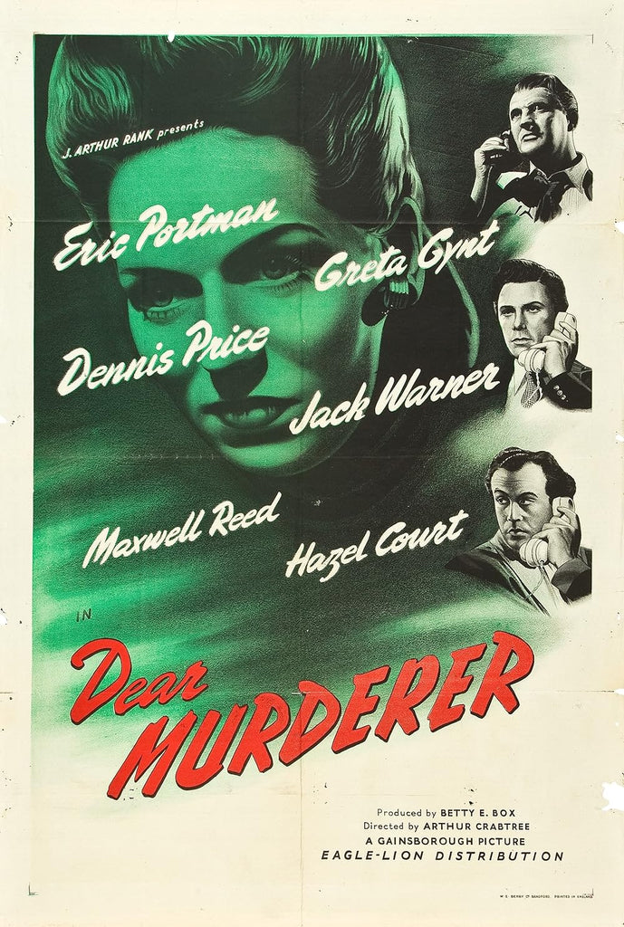 Dear Murderer (1947) - Eric Portman  Colorized Version  DVD