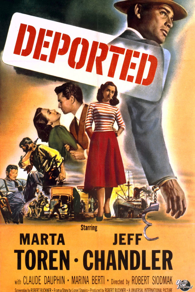 Deported (1950) - Jeff Chandler  Colorized Version DVD