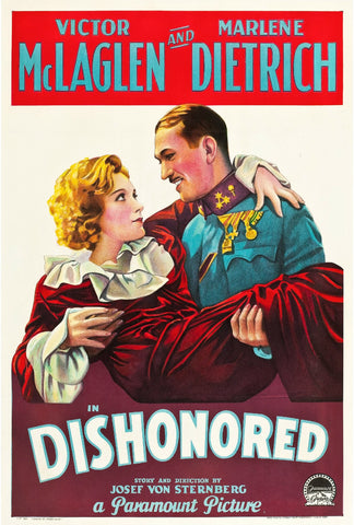 Dishonored (1931) - Marlene Dietrich  Colorized Version