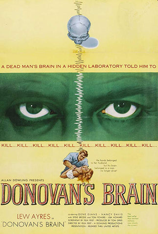 Donovan´s Brain (1953) - Lew Ayres  Colorized Version DVD