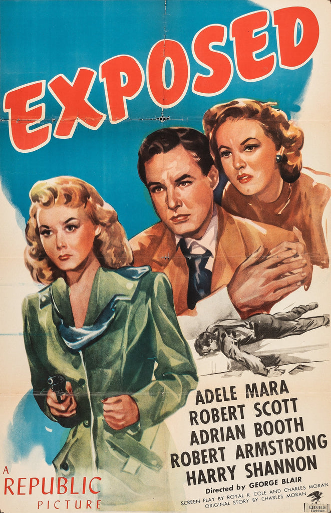 Exposed (1947) - Adele Mara  Colorized Version  DVD