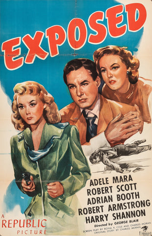 Exposed (1947) - Adele Mara  Colorized Version  DVD