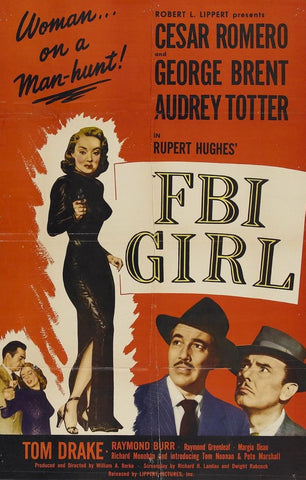 F.B.I. Girl (1951) - Cesar Romero  Colorized Version  DVD