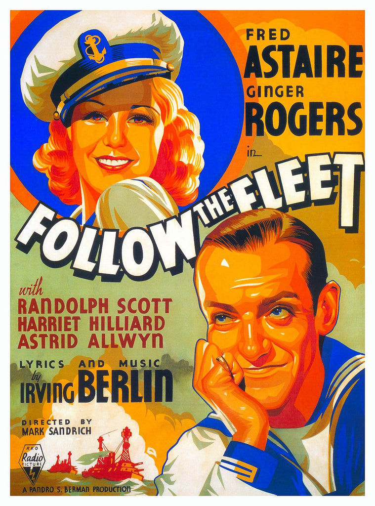 Follow The Fleet (1936) - Fred Astaire    Colorized Version