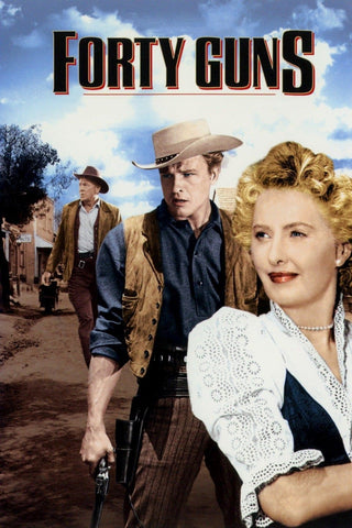 Forty Guns (1957) - Barbara Stanwyck  Colorized Version  DVD