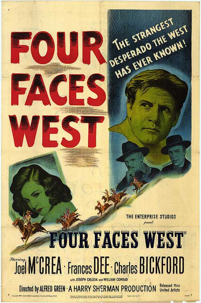Four Faces West (1948) - Joel McCrea  DVD
