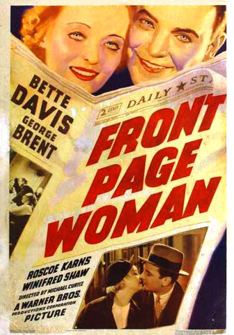 Front Page Woman (1935) - Bette Davis  Colorized Version