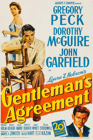 Gentleman´s Agreement (1947) - Gregory Peck  Colorized Version  DVD