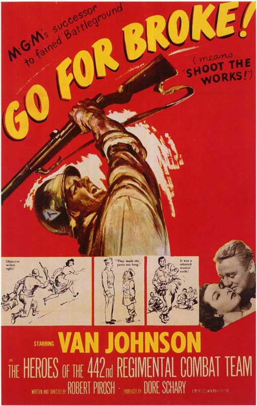 Go for Broke ! (1951) - Van Johnson  Colorized Version  DVD