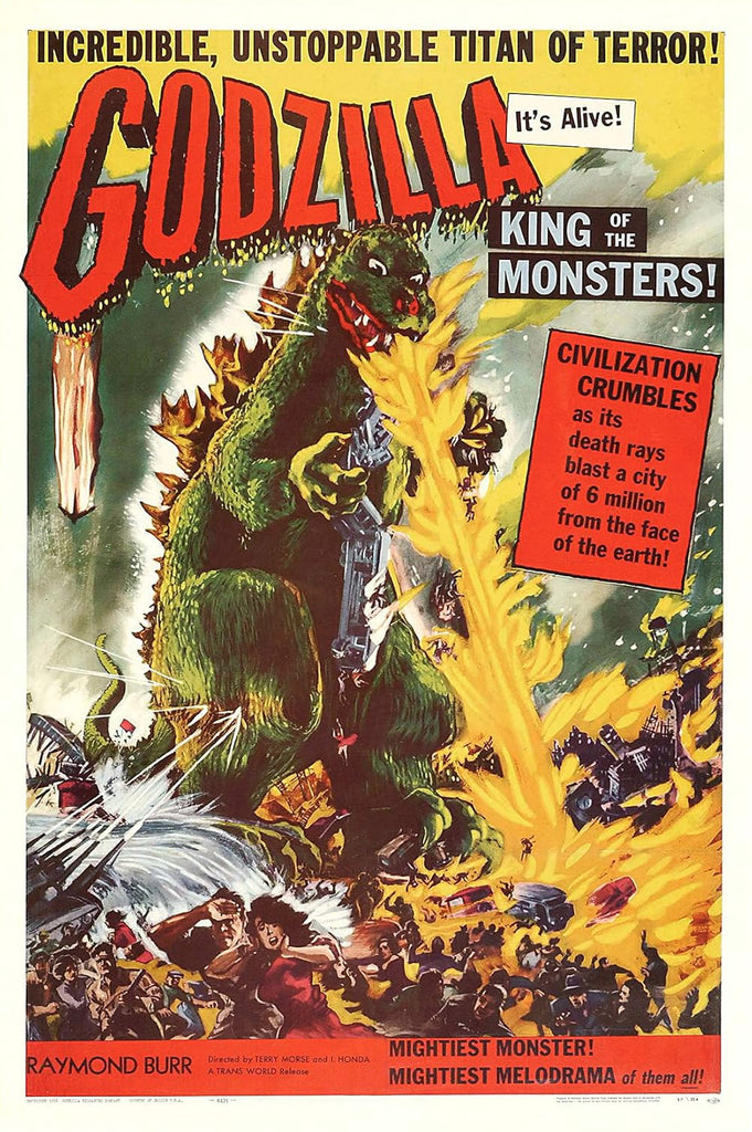 Godzilla - King of the Monsters! (1956) - Raymond Burr  Colorized Version