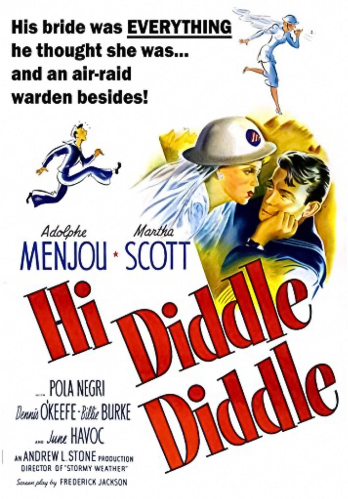 Hi Diddle Diddle (1943) - Adolphe Menjou  Colorized Version