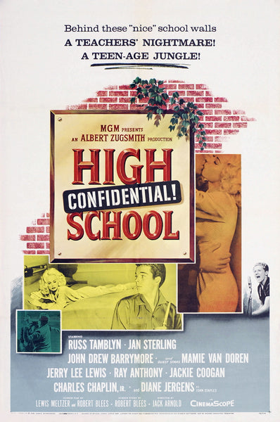 High School Confidential (1958) - Jerry Lee Lewis  Colorized Version