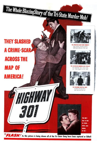 Highway 301 (1950) - Steve Cochran  Colorized Version  DVD