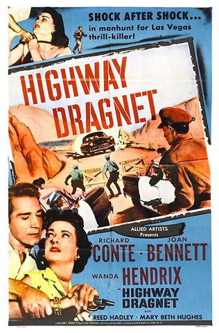 Highway Dragnet (1954) - Joan Bennett  Colorized Version DVD