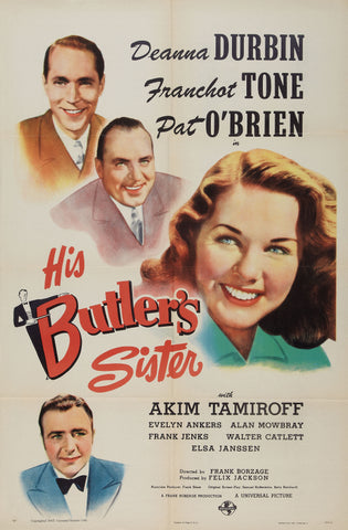 His Butler's Sister (1943) - Deanna Durbin  Colorized Version