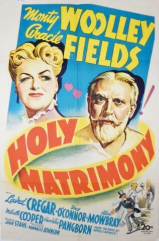 Holy Matrimony (1943) - Monty Woolley  Colorized Version