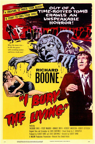 I Bury The Living (1958) - Richard Boone  Colorized Version  DVD
