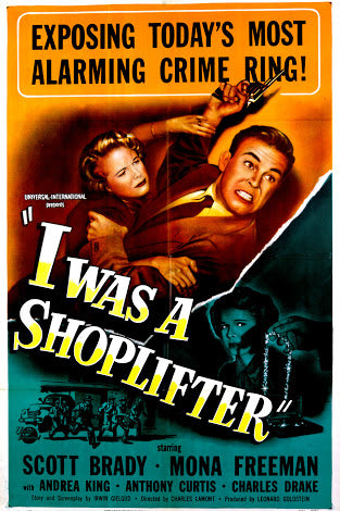 I Was A Shoplifter (1950) - Scott Brady  Colorized Version  DVD