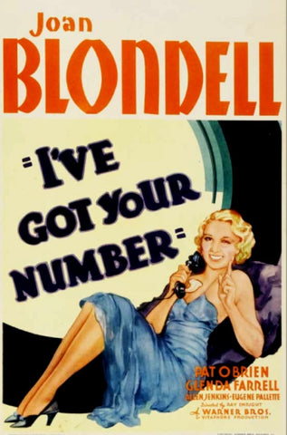 I've Got Your Number (1934) - Joan Blondell  Colorized Version