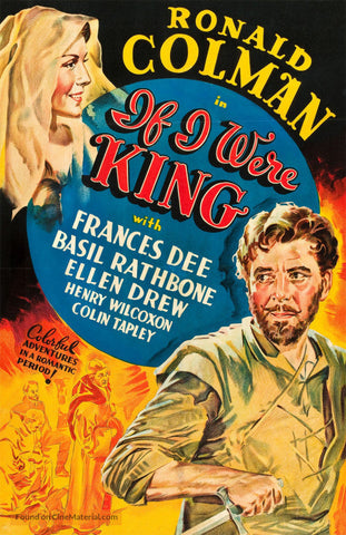 If I Were King (1938) - Ronald Colman    Colorized Version