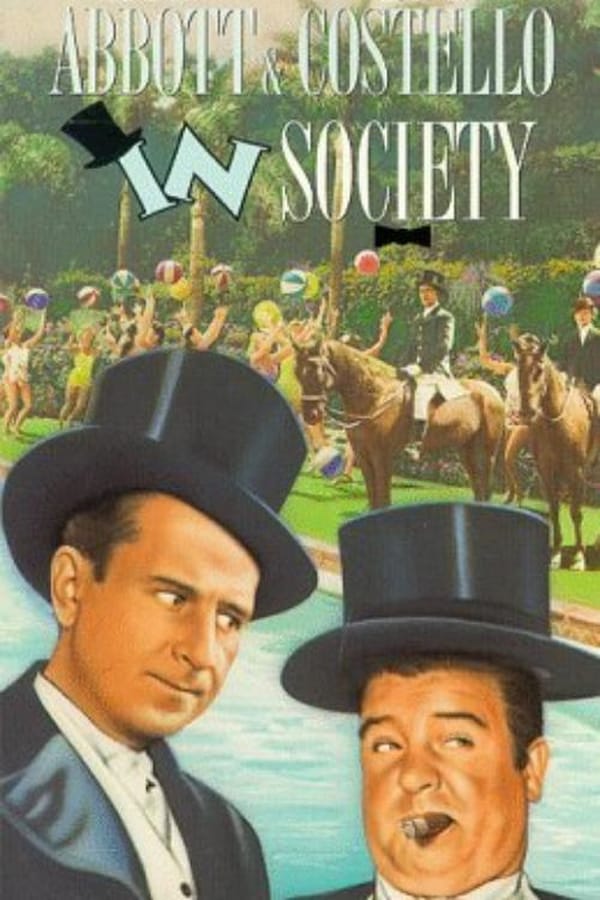 In Society (1944) - Abbott & Costello  DVD  Colorized Version