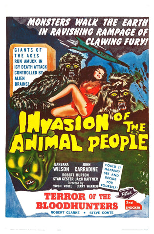 Invasion Of The Animal People (1959) - Barbara Wilson  Colorized Version  DVD