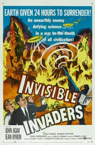 Invisible Invaders (1959) - John Agar  Colorized Version  DVD