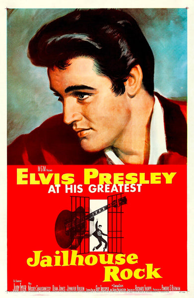 Jailhouse Rock (1957) - Elvis Presley   Colorized Version