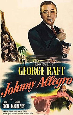 Johnny Allegro (1949) - George Raft  Colorized Version  DVD