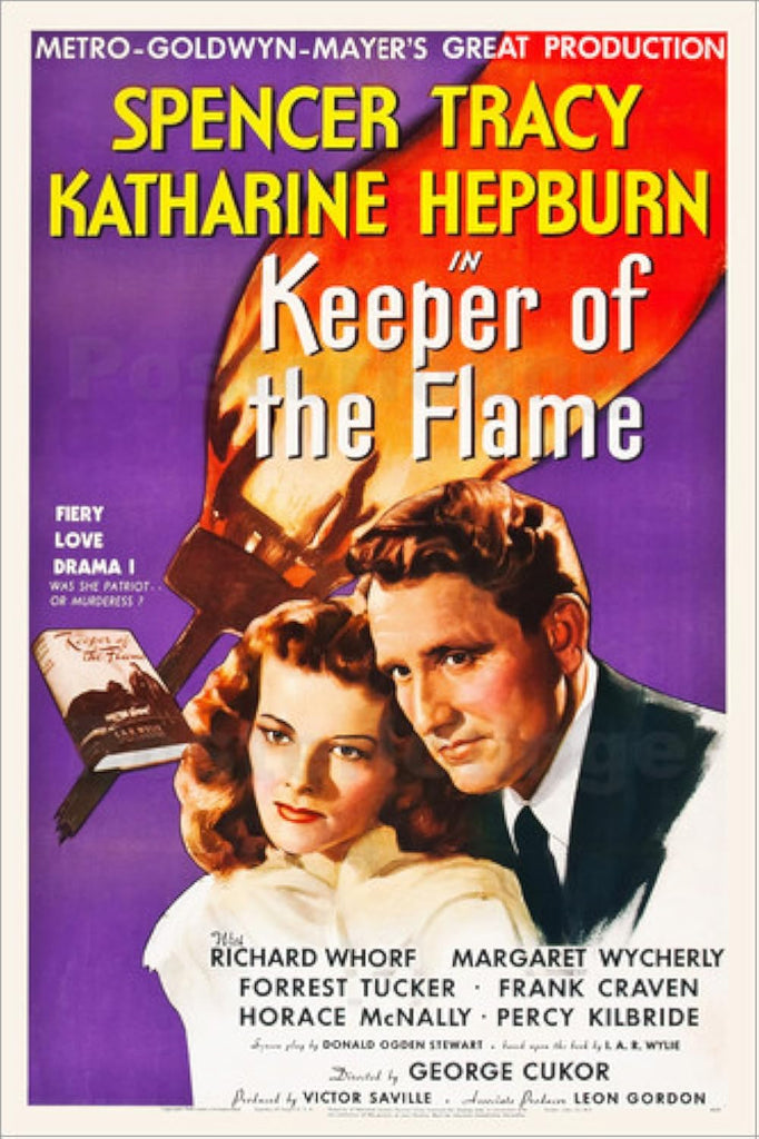 Keeper Of The Flame (1942) - Spencer Tracy  Colorized Version
