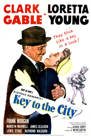 Key To The City (1950) - Clark Gable  Colorized Version  DVD