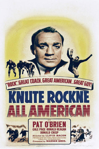 Knute Rockne All American (1940) - Pat O´Brien  Colorized Version