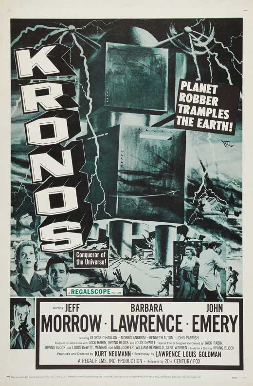 Kronos (1957) - Jeff Morrow  Colorized Version DVD