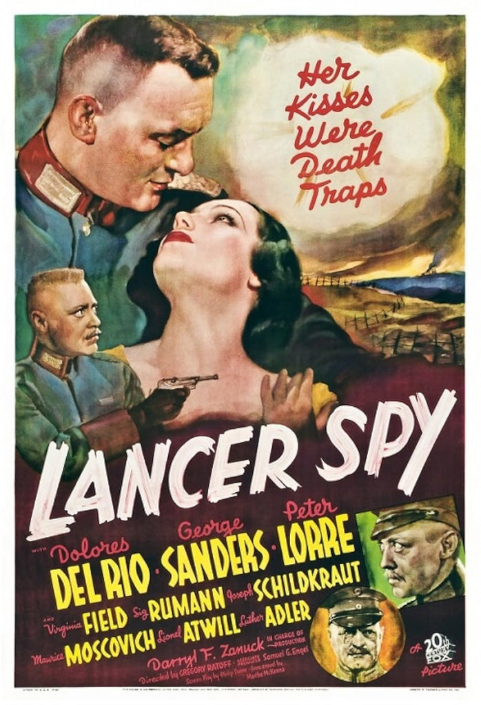Lancer Spy (1937) - George Sanders  Colorized Version  DVD