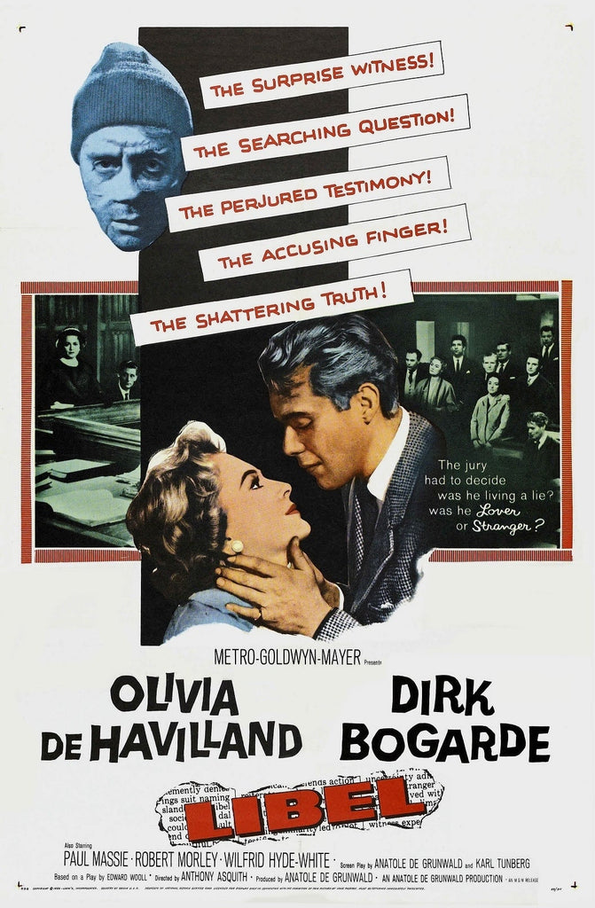Libel (1959) - Dirk Bogarde  Colorized Version  DVD