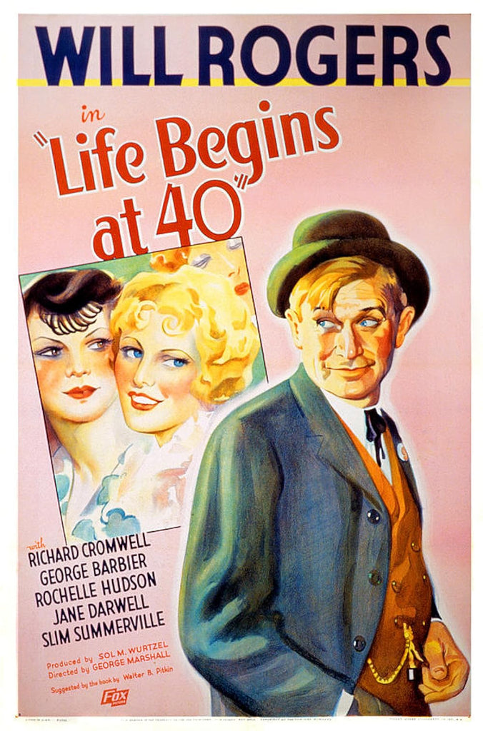 Life Begins At 40 (1935) - Will Rogers  Colorized Version  DVD