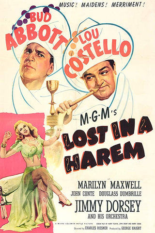 Lost In A Harem (1944) - Abbott & Costello    Colorized Version