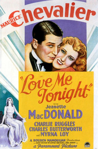 Love Me Tonight (1932) - Maurice Chevalier  Colorized Version  DVD