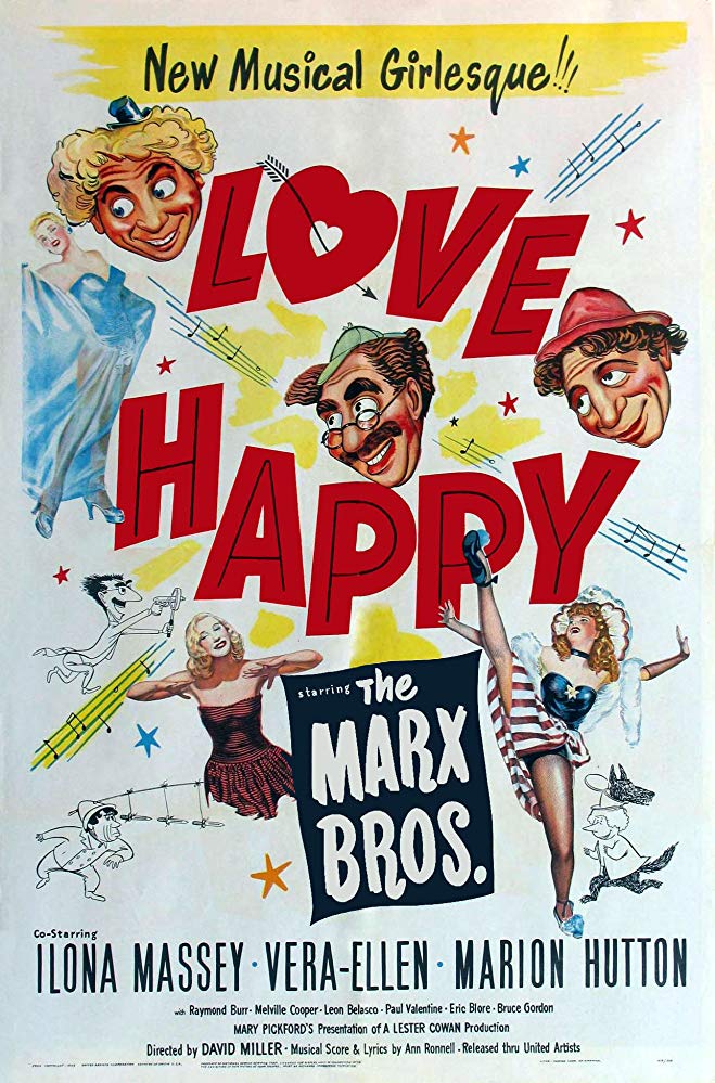 Love Happy (1949) - Marx Brothers     Colorized Version
