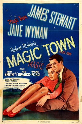Magic Town (1947) - James Stewart  Colorized Version