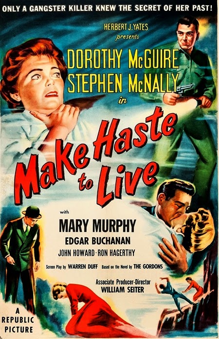 Make Haste To Live (1954) - Dorothy McGuire  Colorized Version