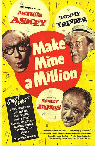 Make Mine A Million (1959) - Arthur Askey  DVD