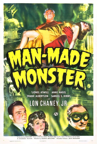 Man Made Monster (1941) - Lon Chaney Jr.  Colorized Version