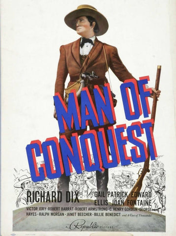 Man Of Conquest (1939) - Richard Dix  Colorized Version DVD