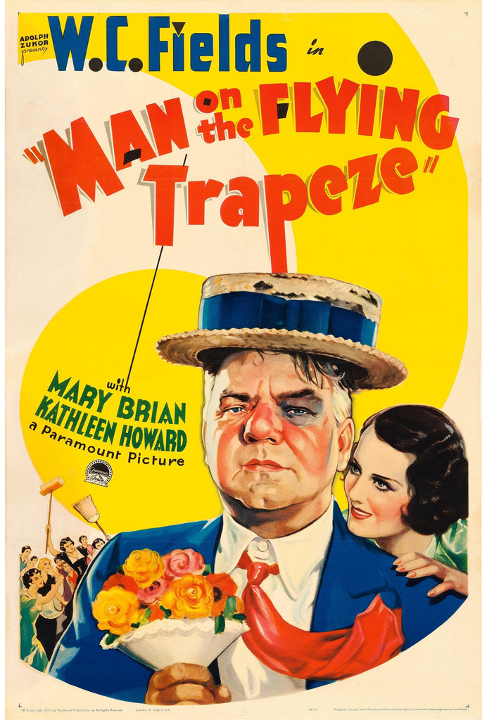 Man On The Flying Trapeze (1935) - W.C. Fields   Colorized Version